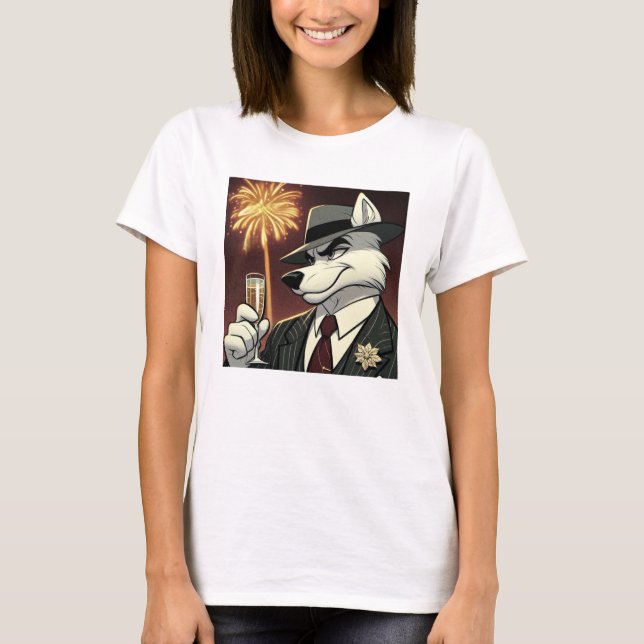 Camiseta Don Lupo Canino "Año Nuevo" (Anverso)