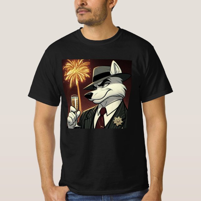 Camiseta Don Lupo Canino "Año Nuevo" (Anverso)