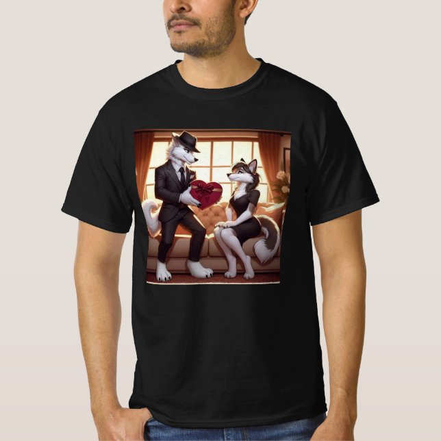 Camiseta Don Lupo Canino "Valentines" (Anverso)