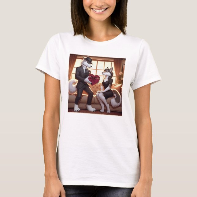 Camiseta Don Lupo Canino "Valentines" (Anverso)