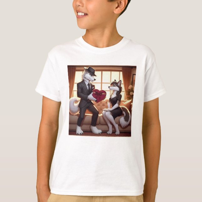 Camiseta Don Lupo Canino "Valentines" (Anverso)