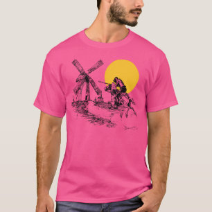 Camiseta Don Quijote Vs. Molino De Viento Al Sol