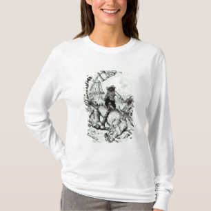 Camiseta Don Quijote y los molinoes de viento