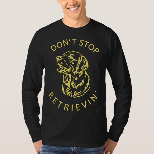 Camiseta Don Stop Retrievin Golden Retriever   (Anverso)