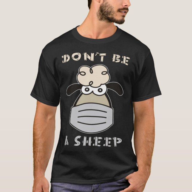Camiseta Don t Be A Sheep (Anverso)