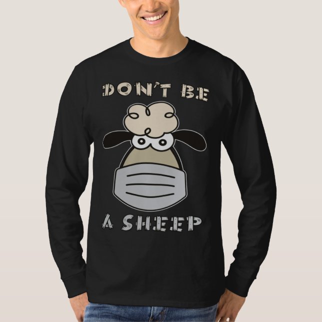 Camiseta Don t Be A Sheep (Anverso)