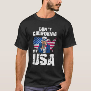 Camiseta Don t California mi tío de los Estados Unidos Sam