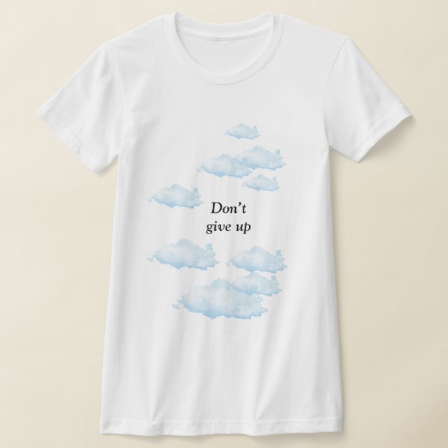 Camiseta Don’t Give Up – Arabic Motivational Design with So (Distribución)