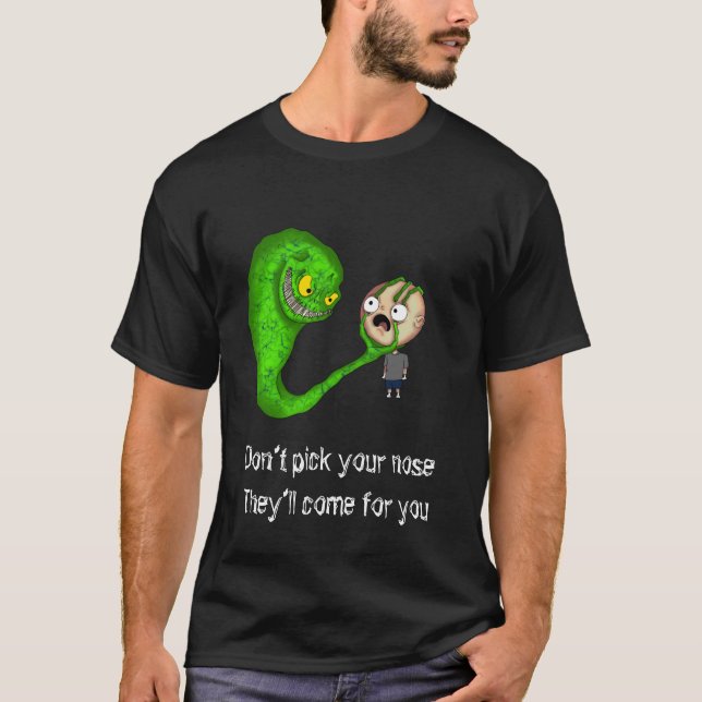 Camiseta Don’t pick your nose (Anverso)