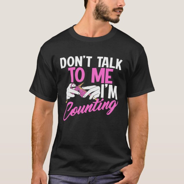 Camiseta Don t talk to me I m counting u2013 Stitch and kni (Anverso)