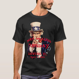 Camiseta Don the Con Perp Walked Tuesday 2023 Uncle Sam