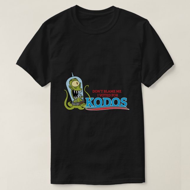 Camiseta Don&x27;No me culpes he votado por Kodos Essential (Diseño del anverso)