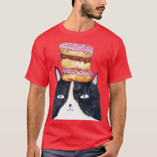 Camiseta Dona de esmoquin de gato Pintura