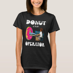 Camiseta dona de operador de verdad radiología gato escáner