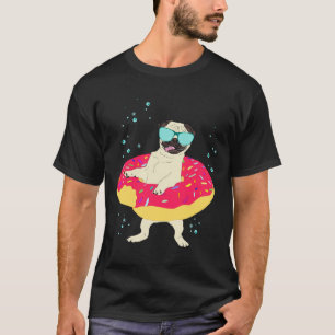 Camiseta dona de pug - salvavidas Clásico 691
