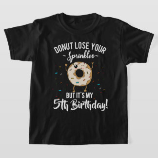 Camiseta Dona para el cumpleaños número 5 de niños de cinco