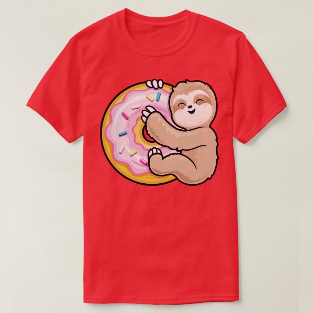 Camiseta Dona Rosa Perezoso (Diseño del anverso)