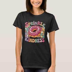 Camiseta Dona Rosquilla Groovy Retro Comida Postre Panaderí