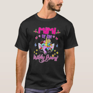 Camiseta Dona Unicornio Bonito Mimi De La Cumpleañera