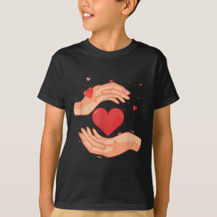Camiseta Donación de amabilidad para voluntariado de carida