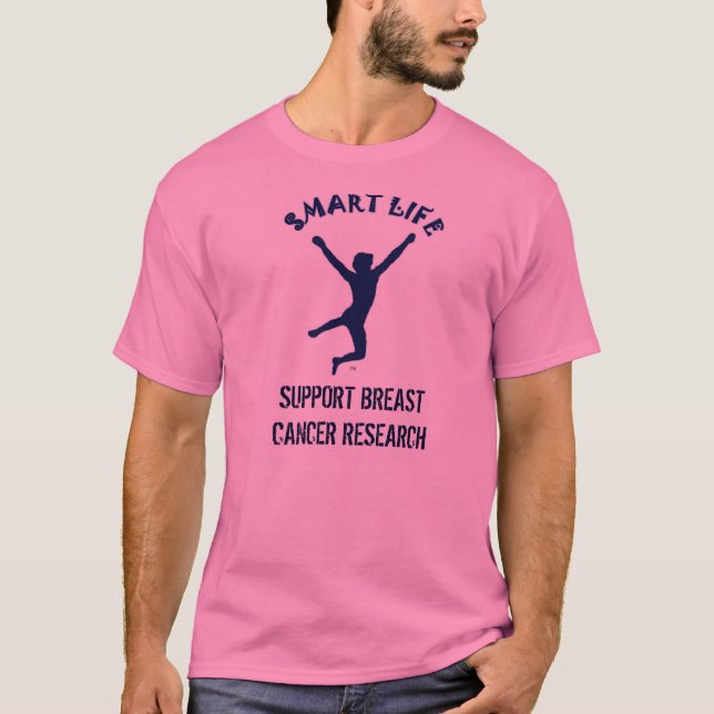 Camiseta Donación de la investigación del cáncer de pecho (Anverso)