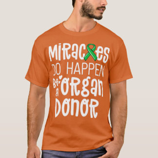 Camiseta Donación de órganos Concienciación Los Milagros De