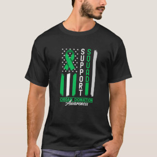 Camiseta Donación de órganos de sobrevivientes de trasplant