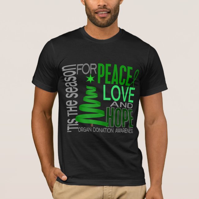 Camiseta Donación de órganos del día de fiesta del navidad (Anverso)