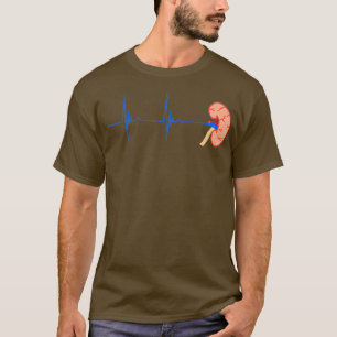 Camiseta Donación de órganos riñones latido latido de puls 