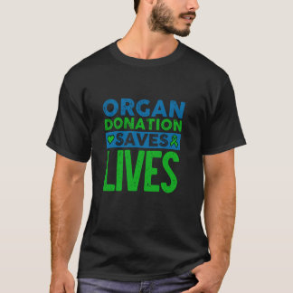 Camiseta Donación de órganos salva vidas de donación nacion