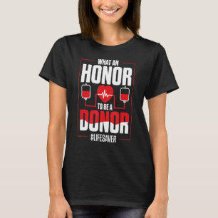 Camiseta Donación de sangre Héroe donante de sangre