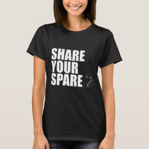 Camiseta Donador de órganos de riñón de repuesto Mem de tra