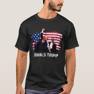 Camiseta Donal Trump 2024   Apoyemos a Donald Trump