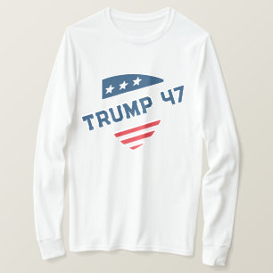 Camiseta Donal Trump 47 Distressed Sweatshirt patriot