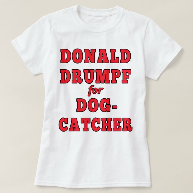 Camiseta Donald Drumpf para la parodia divertida del (Diseño del anverso)