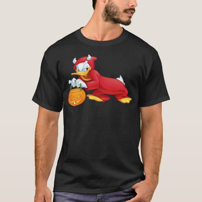 Camiseta Donald Duck - Halloween Donald Duck Devil Costume (Anverso)