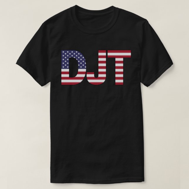 Camiseta Donald John Trump DJT (Diseño del anverso)