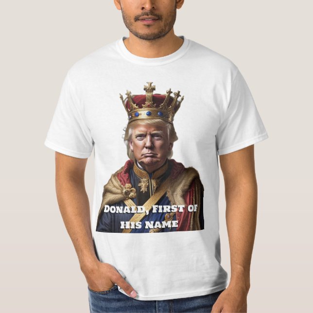 Camiseta Donald, primero su nombre (Anverso)