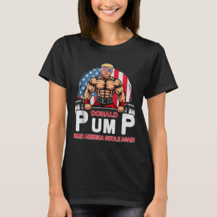 Camiseta Donald Pump volvió a inmolar a Estados Unidos