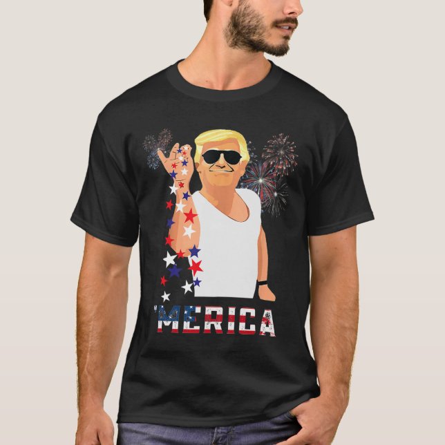 Camiseta Donald T, presidente de las elecciones de Estados  (Anverso)