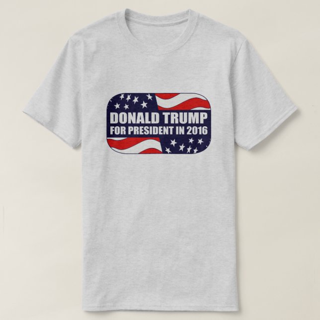 Camiseta Donald Trump 2016 (Diseño del anverso)