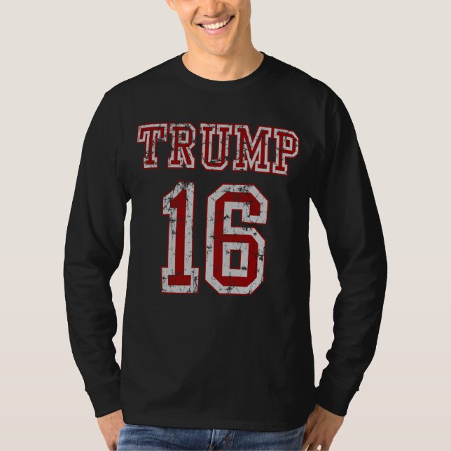 Camiseta Donald Trump 2016 para el presidente (Anverso)