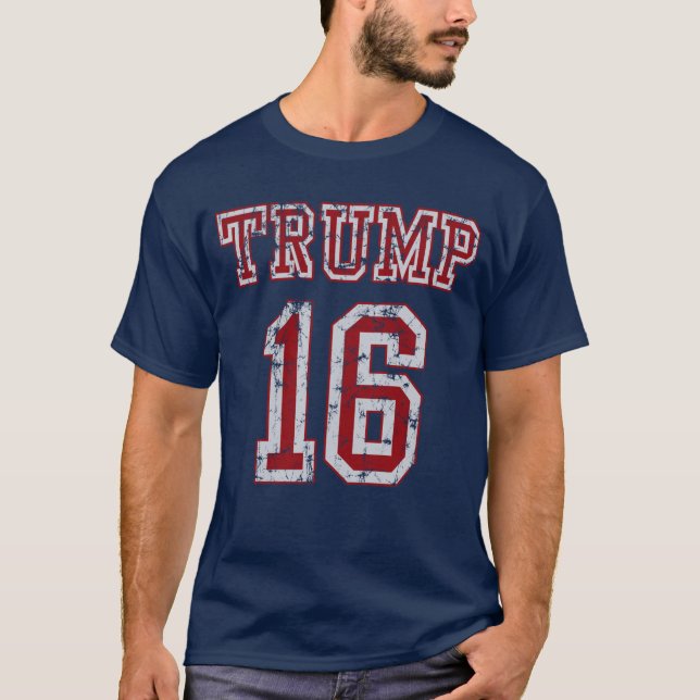 Camiseta Donald Trump 2016 para el presidente (Anverso)