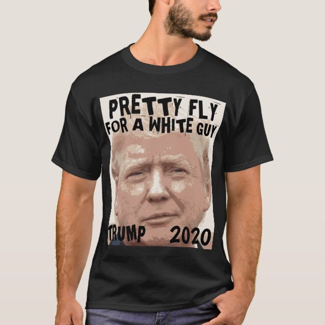 CAMISETA DONALD TRUMP 2020, VUELTA DE BONITO PARA UN BLANCO (Anverso)