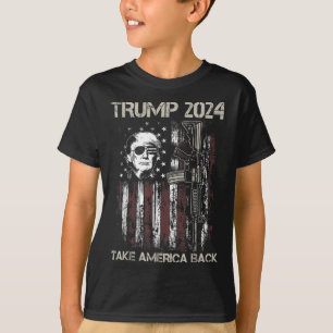 Camiseta Donald Trump 2024 devuelve a Estados Unidos la ban