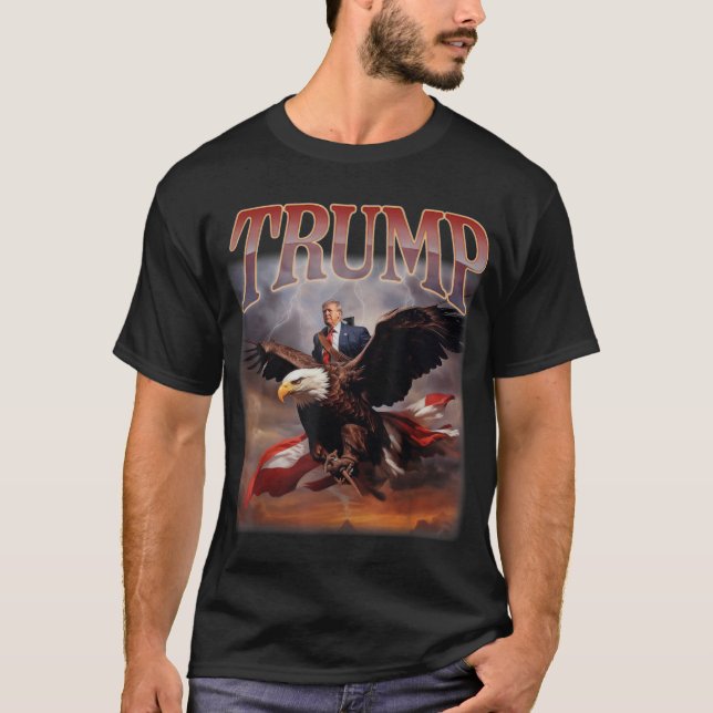 Camiseta Donald Trump 2024 retrotrae a Estados Unidos a las (Anverso)