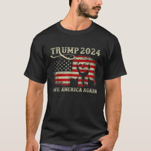 Camiseta Donald Trump 2024 salva nuevamente a Estados Unido