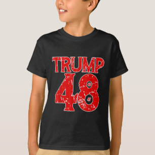 Camiseta Donald Trump 2028 Trump 45º 47º 48º presidente T
