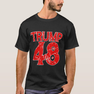 Camiseta Donald Trump 2028 Trump 45º 47º 48º presidente T