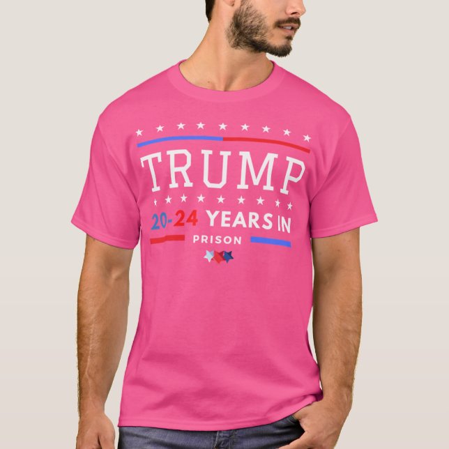 Camiseta Donald Trump 20-24 años en prisión (Anverso)